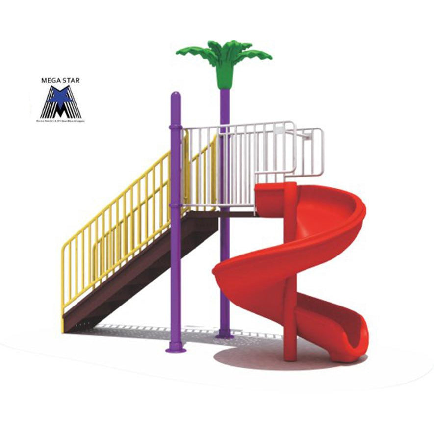 Strong & Sturdy Garden Slide With Stairs