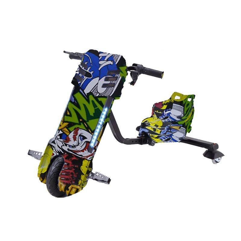 E-Drifting Scooter 36 v 3- Wheel With Bluetooth: kids side view