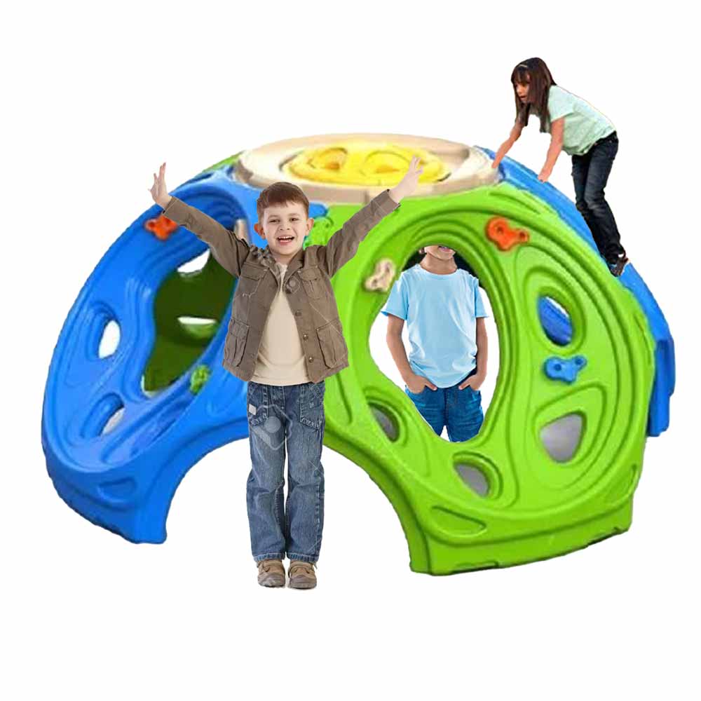 Multicolor Outdoor Fun Dome Climber Playset for Kids