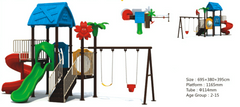 Playsets Adventure Flower Styled With Swings 