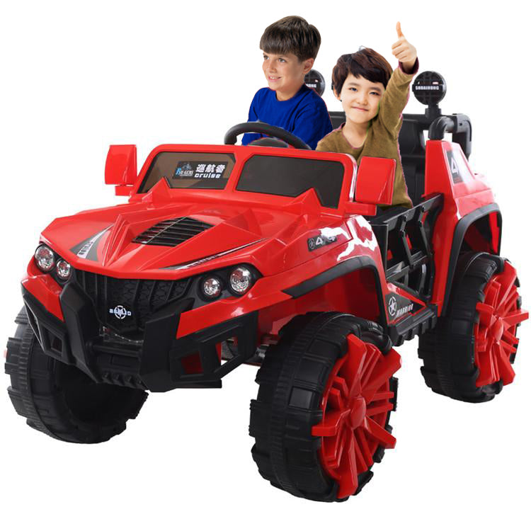 Megastar Ride on 12v Flashy Kids electric jeep 2 seater