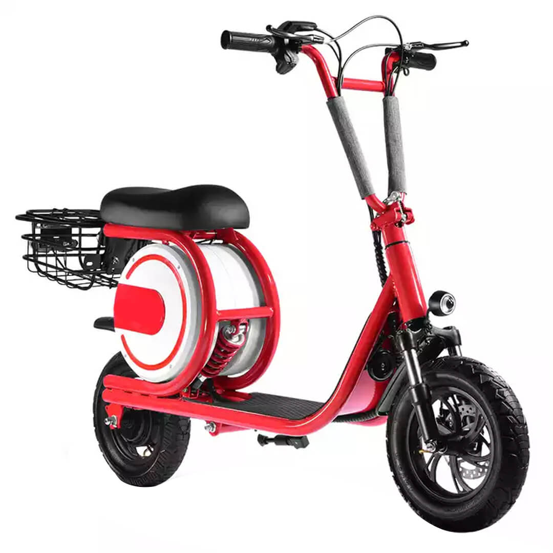 Foldable Uber electric bike - Red