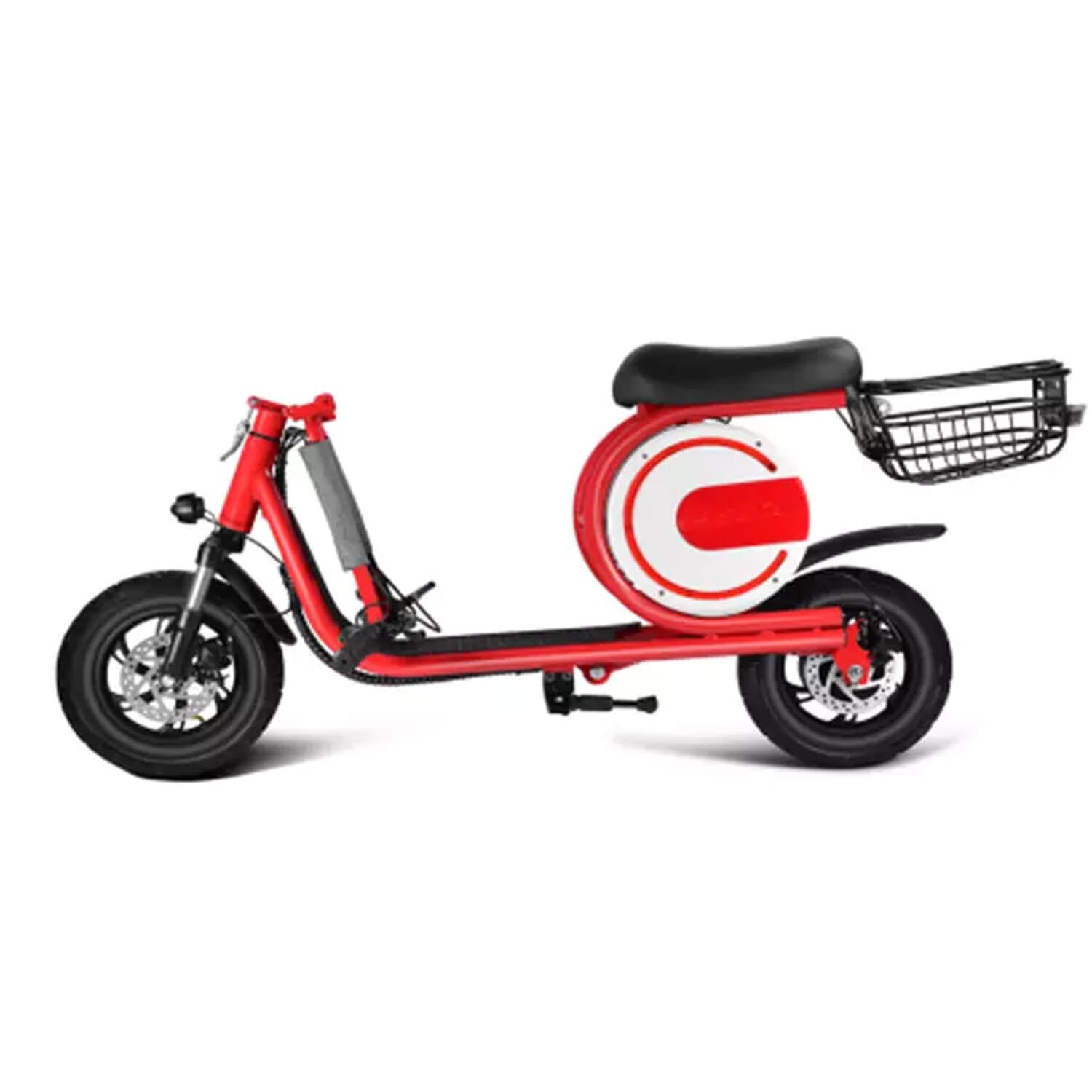 Foldable Uber electric bike - Red