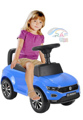 Blue Ride on Mercedes Pull Handle Car For Kids