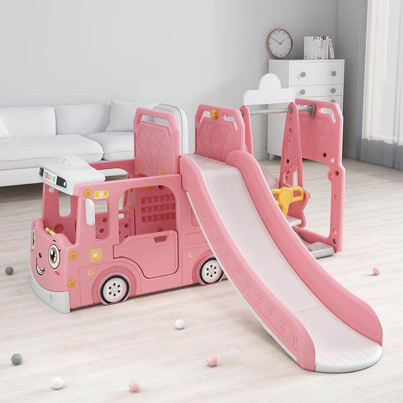 Pink  Mega Play Bus with Multiple activities