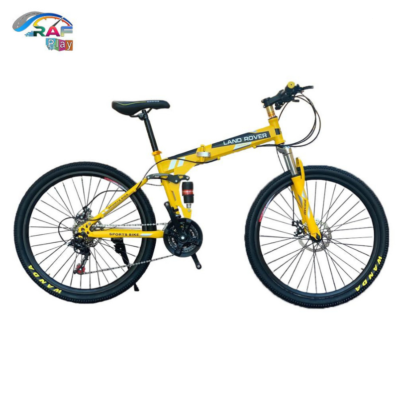 Land Rover Foldable Mountain Bike 26 inch High Carbon Steel Frame Rafplay