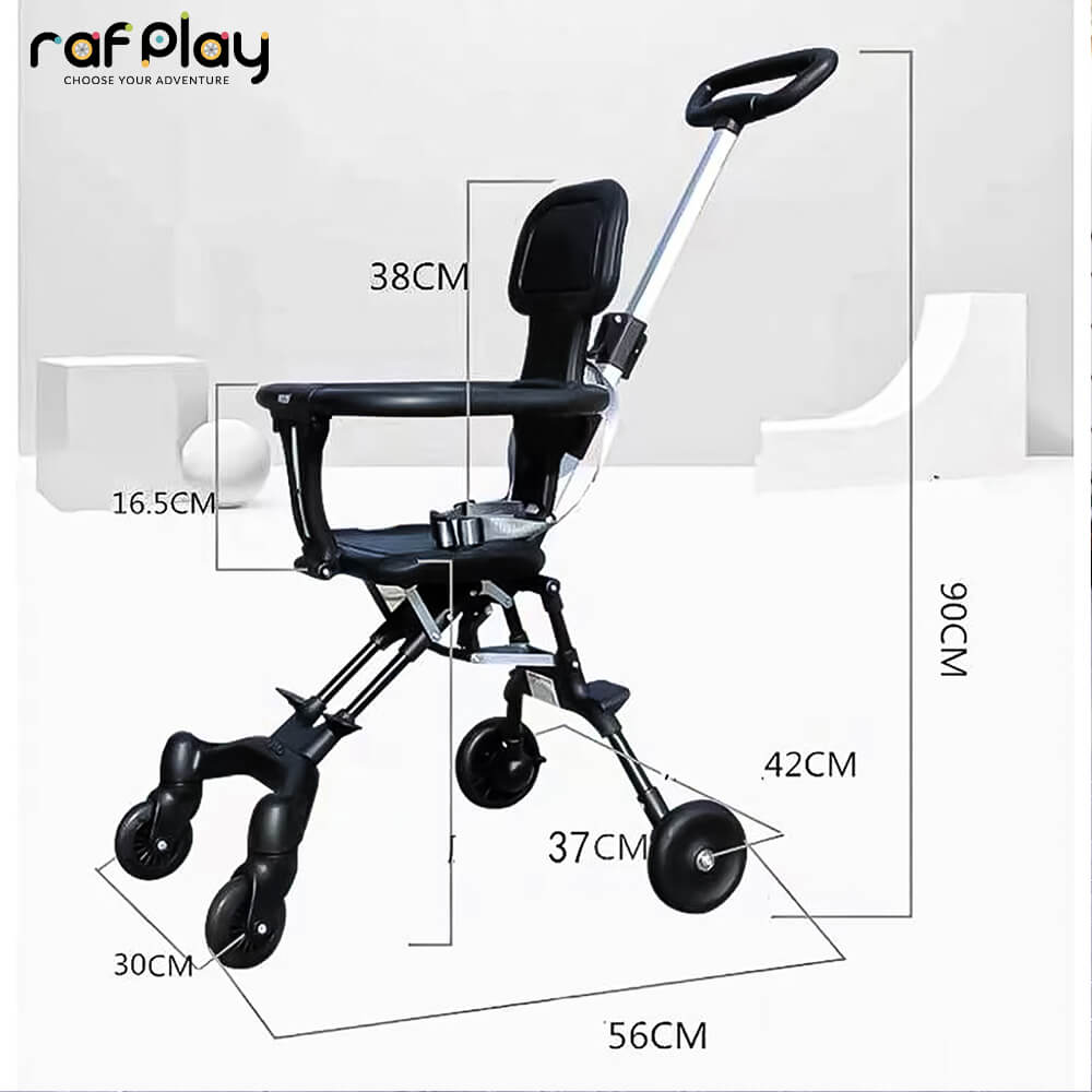 Magic Lightweight Foldable Baby Stroller Pram With Cushion Seat length
