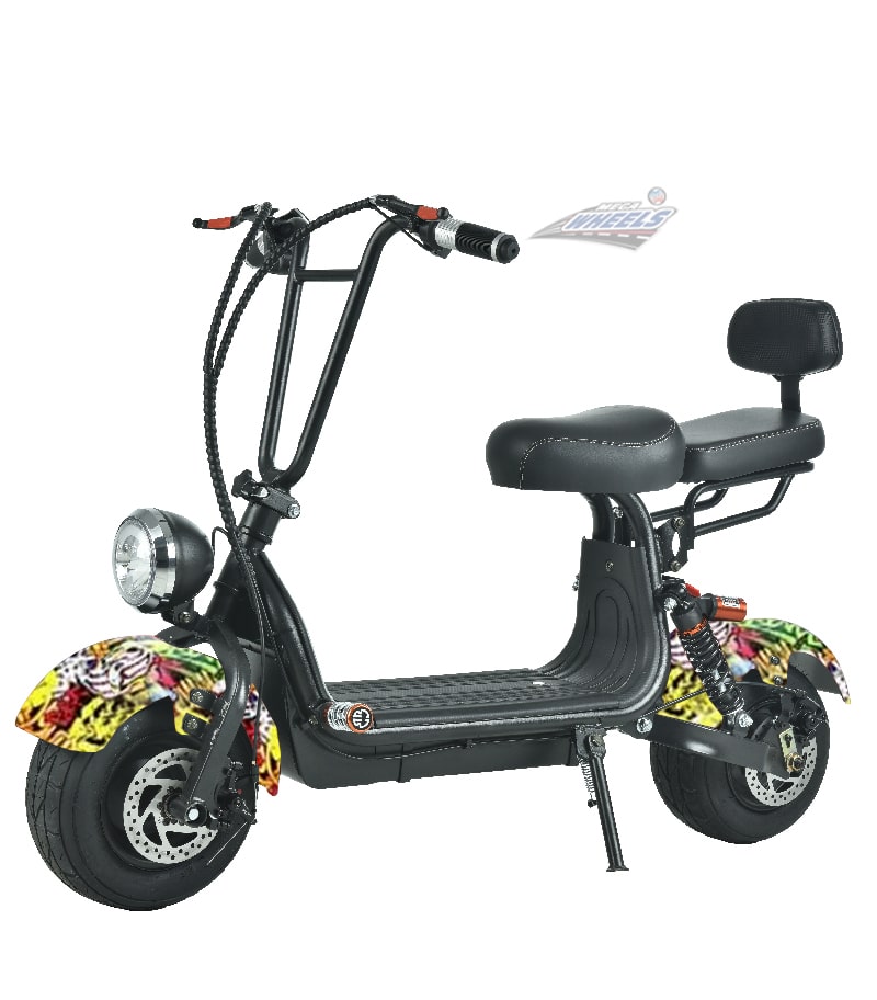 Mini Coco Harley Fat tyre Electric scooter with Removable Battery