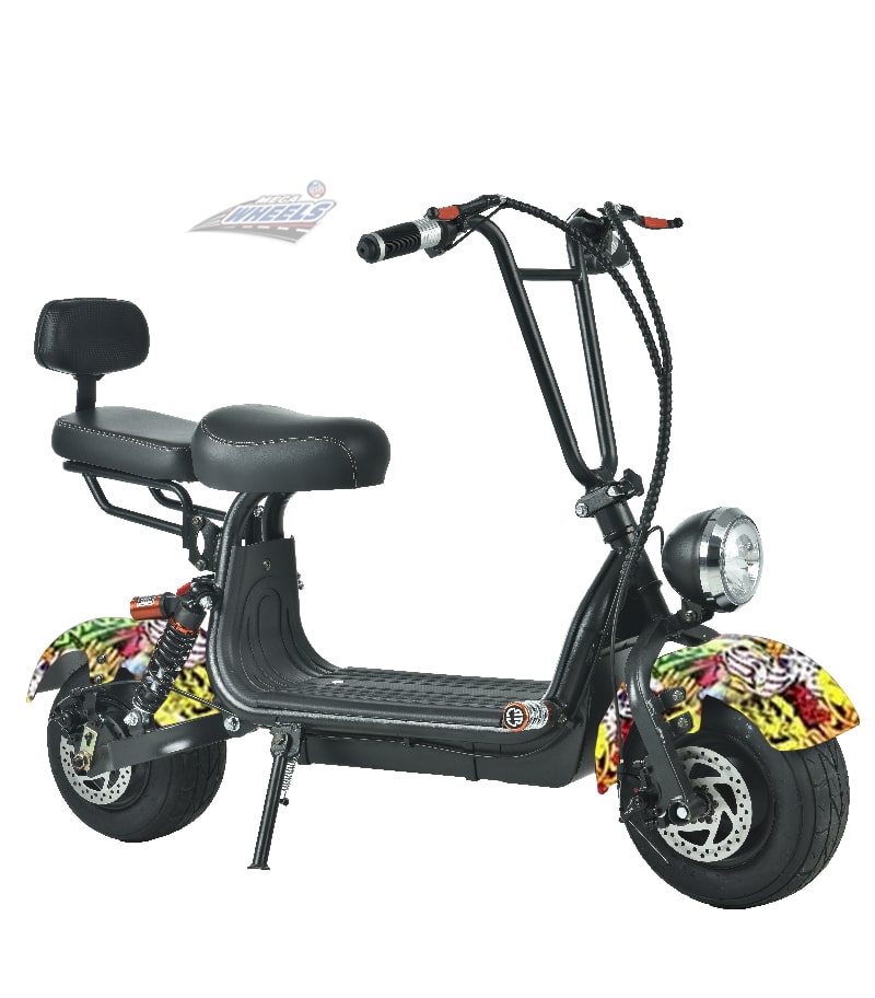 Mini Electric Coco Harley scooter  Fat tyre with Removable Battery