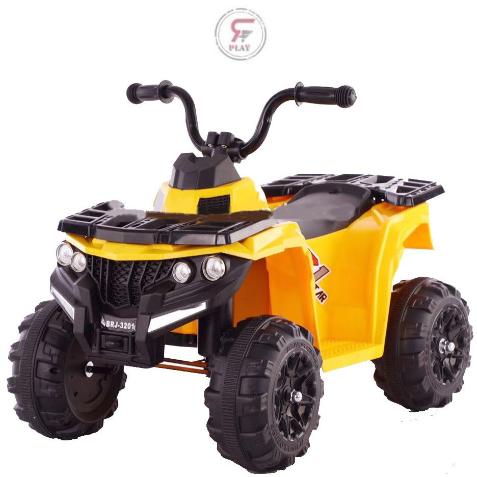 Yellow Electric Ride On Quad bike For Superkids 6V