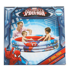 Bestway Ultimate Spiderman 3 Ring Inflatable Kids Pool Box