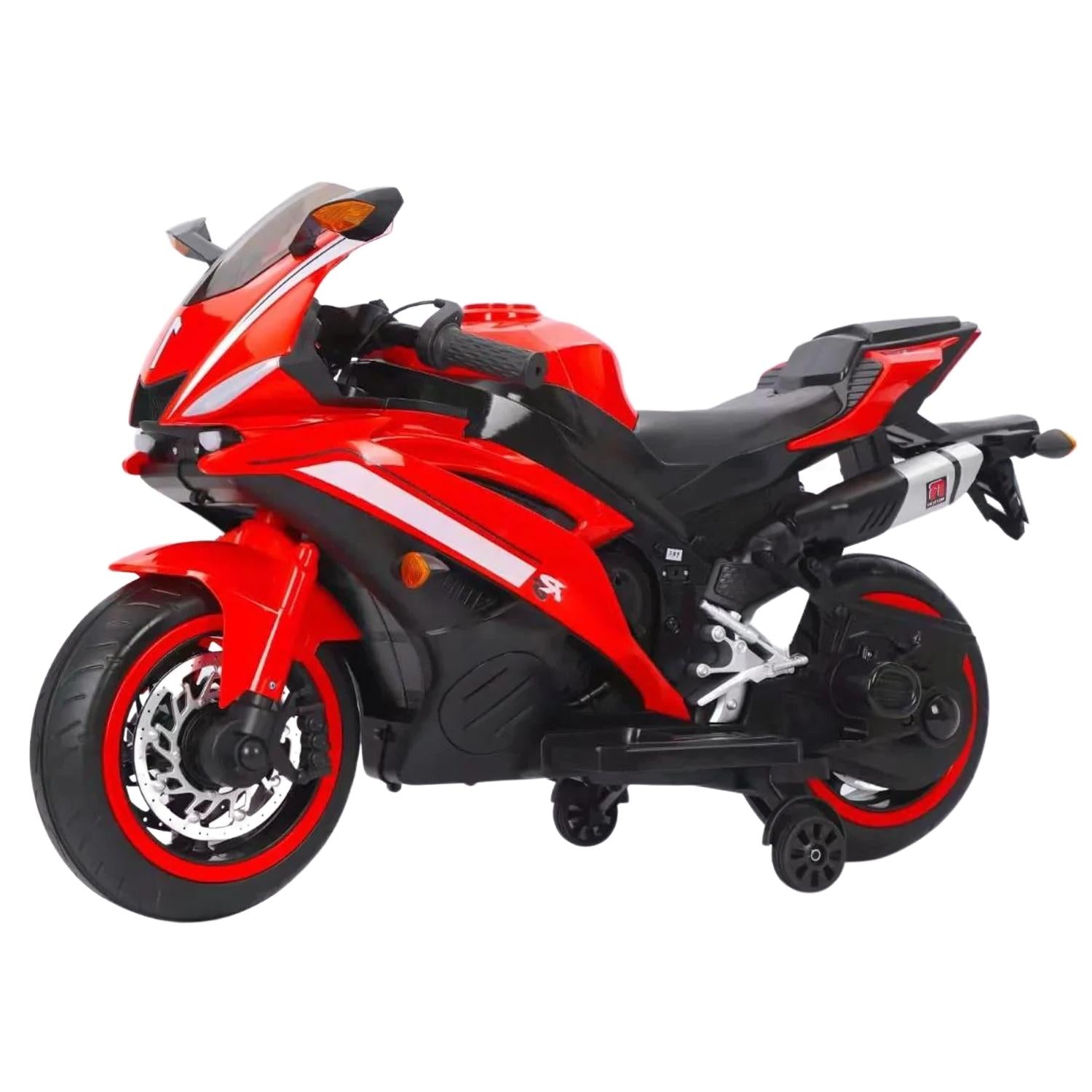 Black Electric Ride on Ducati Scrambler Sports Motorbike for kids 12V