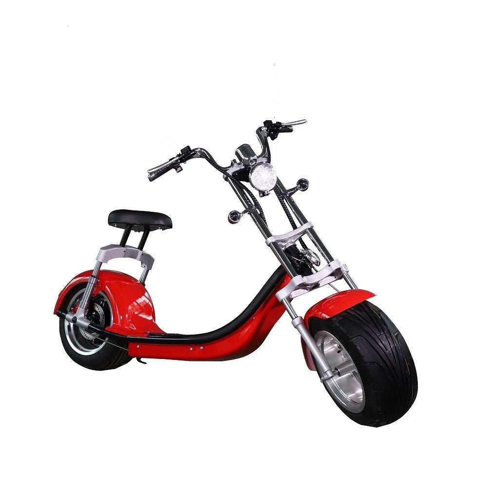 Henry Edward Fat Tyre coco Harley scooter 70kmph - Black | Adults Electric Scooter