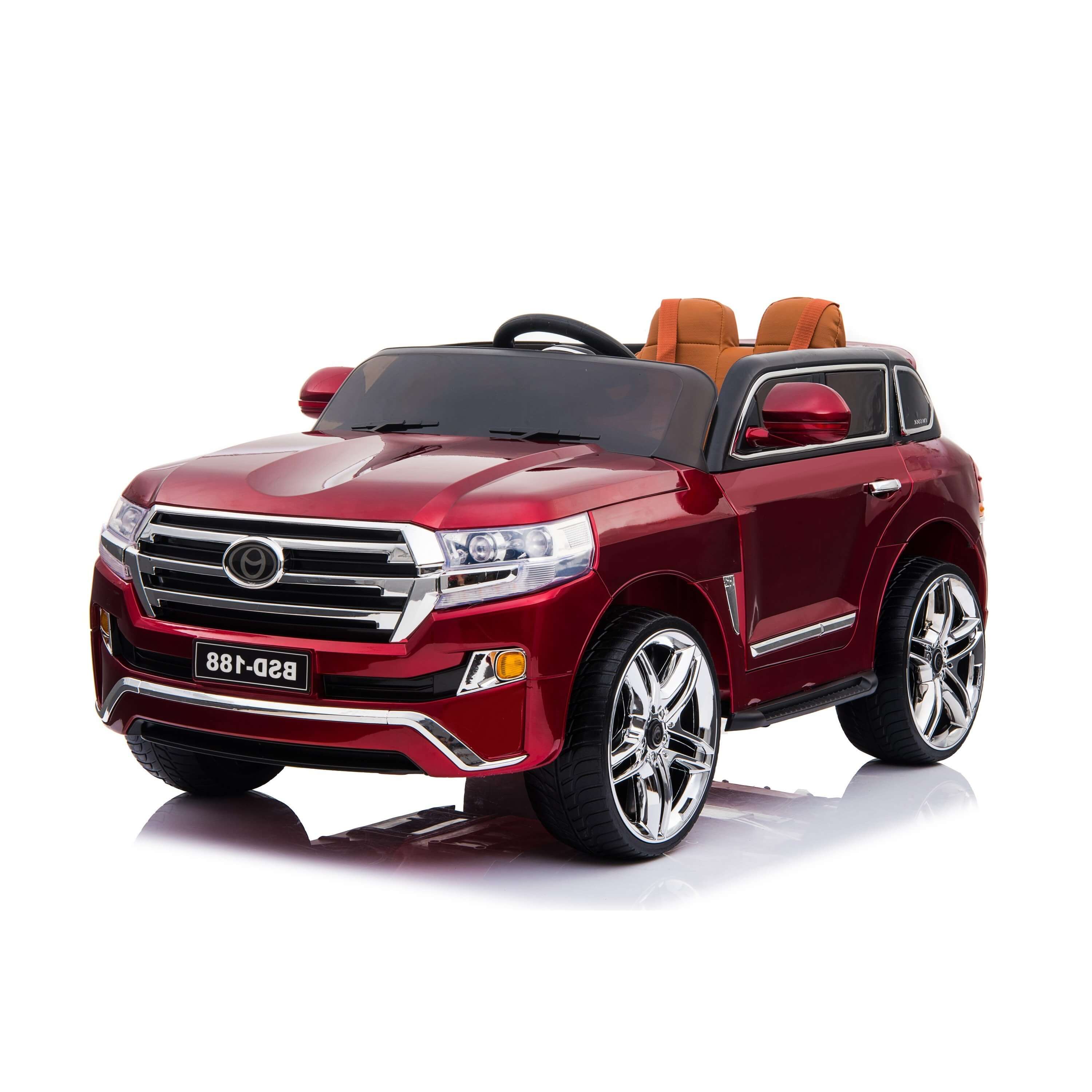Ride On 12 v Red Toyota Land cruise style Kids Electric Car