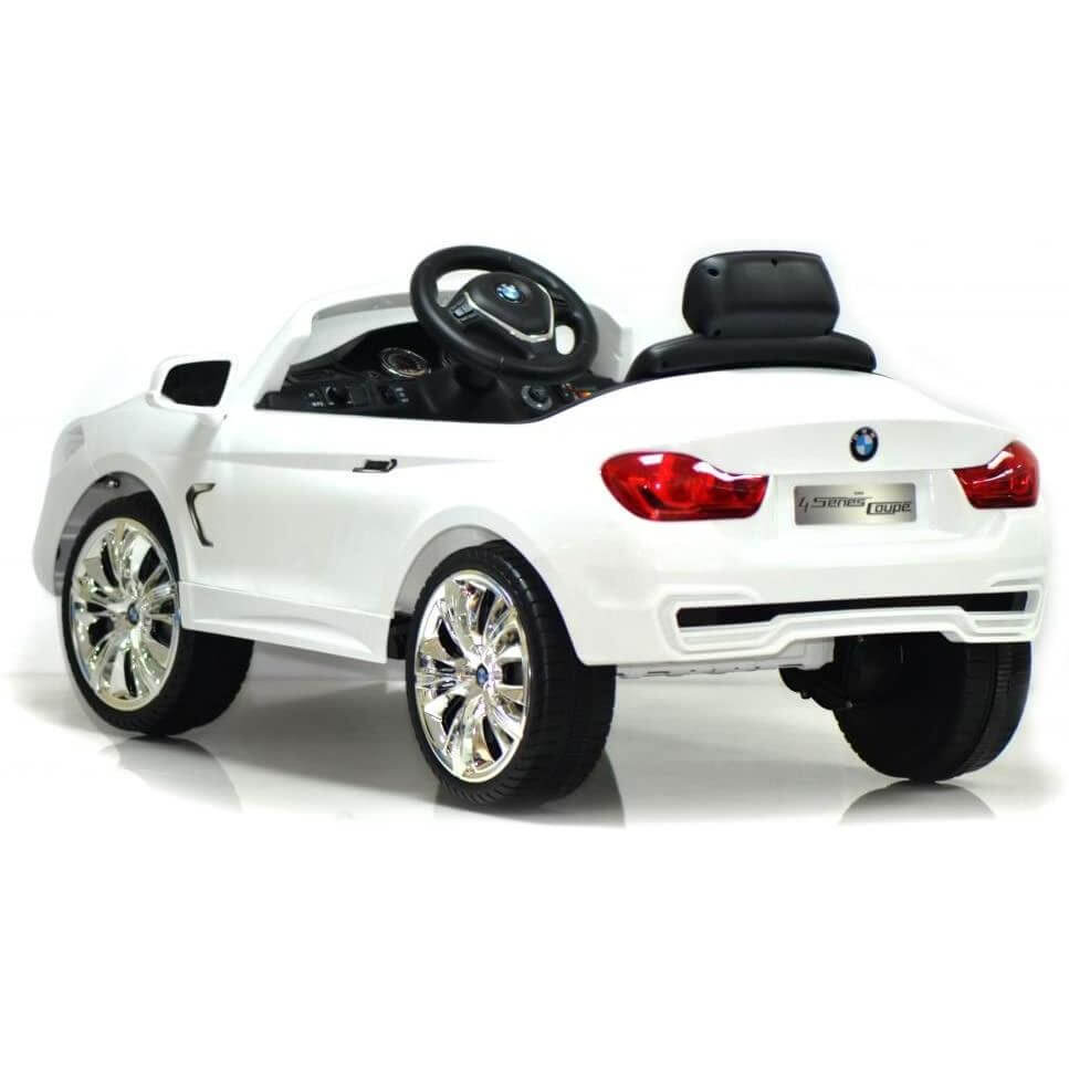 White Licensed Ride on BMW Sports Car Battery Operated 12V