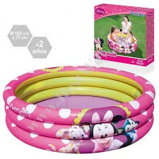 Bestway Minnie Mouse Inflatable 3-Ring Pool 101L