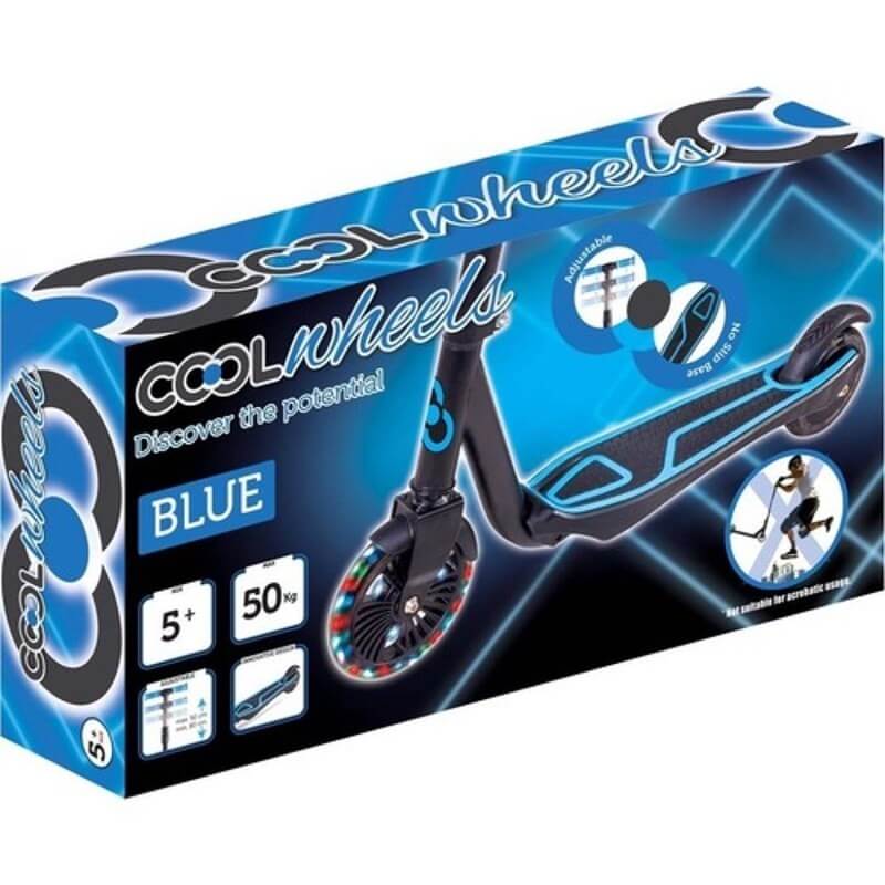 Cool Wheels 2 Wheel Light Scooter bluw with Box