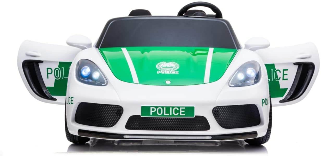 Licensed Ride On Police Car 2 seater XXL Size Battery Powered 12V Open Door|   Car For Kids