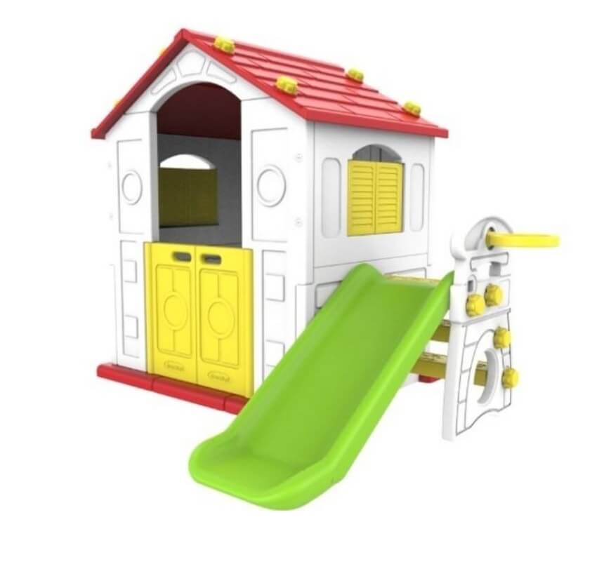 SUNNY PLAYHOUSE WITH SLIDE & hoops