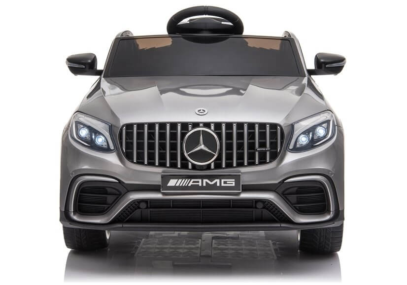 Gray Electric Ride on Licensed Mercedes AMG GLS63 Toy Car For Kids 12V