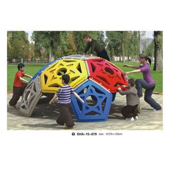 Multicolor dome rock climber for 5-7 kids