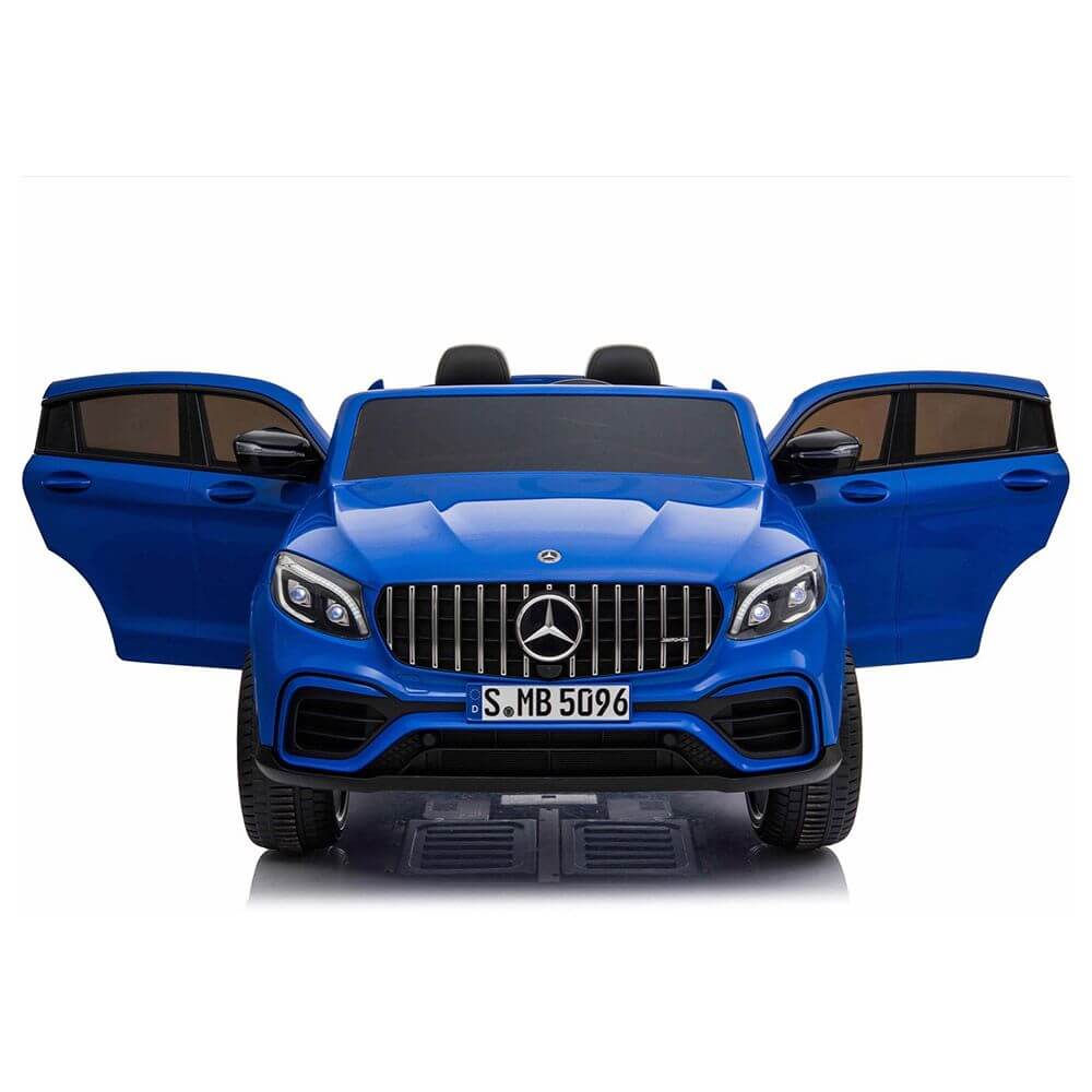 Blue Licensed Ride on Mercedes-Benz GLC63S Kids Sports Car 12V