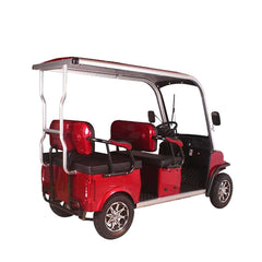 Megawheels 6 Seater Electric Golf Cart Red Back