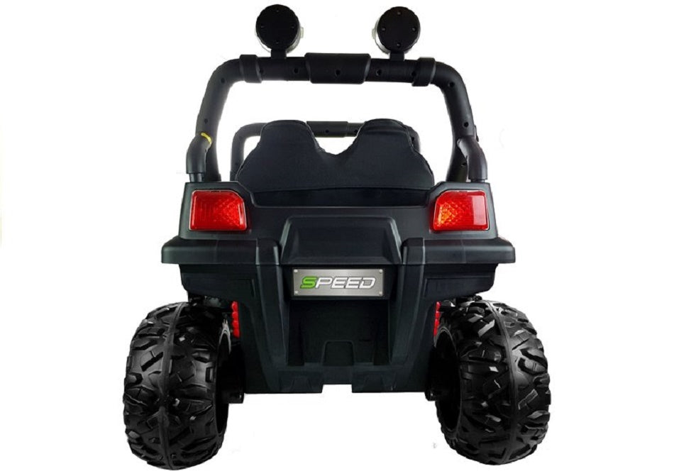 Electric Ride on SUV Crusher Jeep 2 Seater for Kids 12V Back Lights