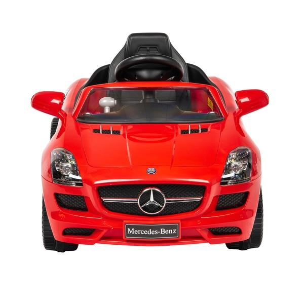 Red Licensed Ride on Mercedes SLS Coupe Car Battery Operated 6V Front