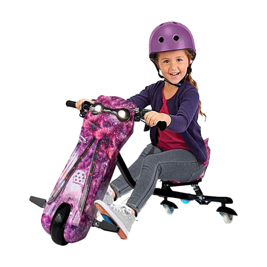 Megawheels dragonfly Drifting Electric Scooter 36 v 3 Wheel s With Key Start-purple