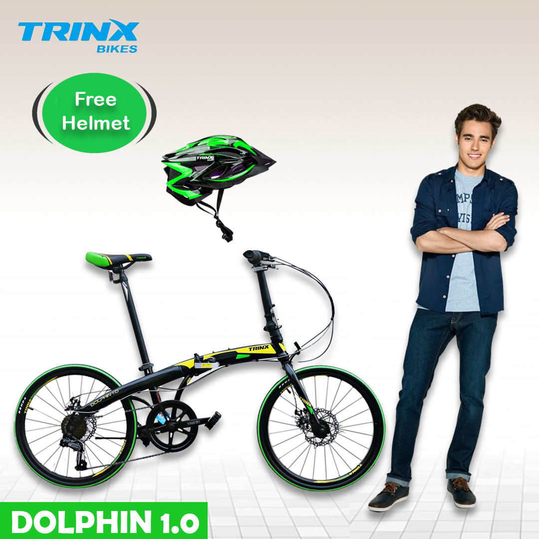Trinx Foldable Mountain Bike 20" Dolphin 1.0 Shimano Components