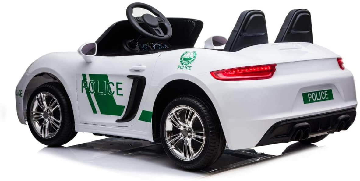 Licensed Ride On Police Car 2 seater XXL Size Battery Powered 12V Back