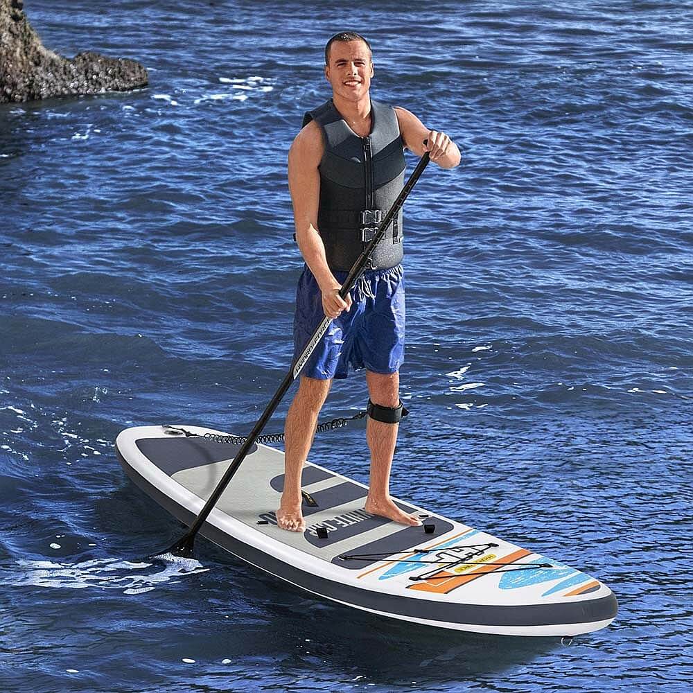 Bestway Hydro-Force White Cap Inflatable SUP Stand Up Paddle Board & Kayak - MGA STAR MARKETING