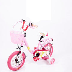 Megawheels 12" inch Wildflower Girls  bicycle with  basket and Back Carrier Including Training Wheels-   ASSORTED - MGA STAR MARKETING 