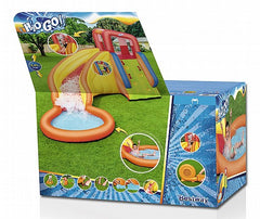 Inflatable Mega Splash Tower that includes a slide + climbing wall + paddling pool 53347 Bestway H2OGo