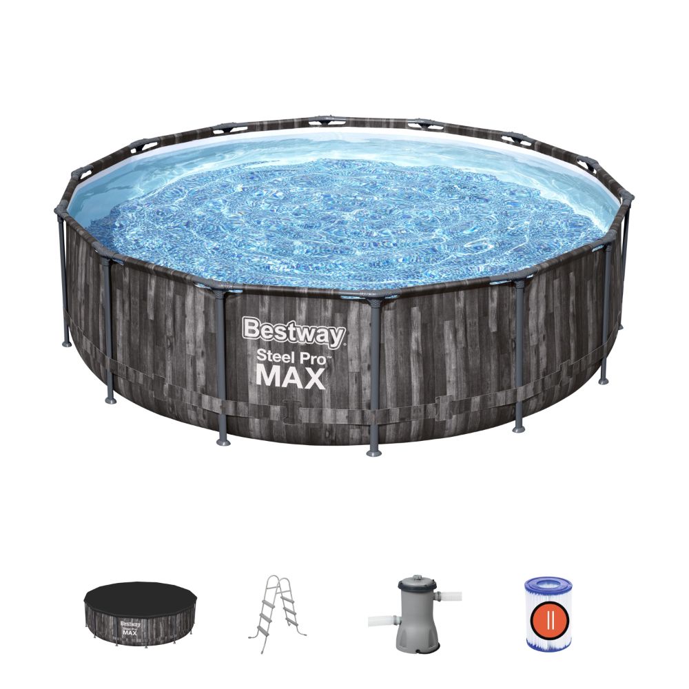 Bestway Steel Promax Pool Set With Filter Flow clear 