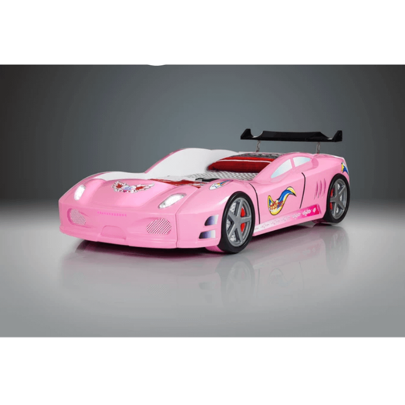 ENZO Kids Car Bed - Pink