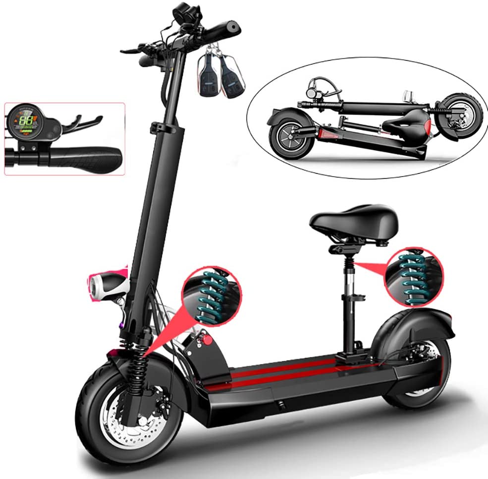 FOLDABLE SPEEDY FLASH TEN 75 kmph LED ELECTRIC SCOOTER  | Adults Electric ScooterWith seat