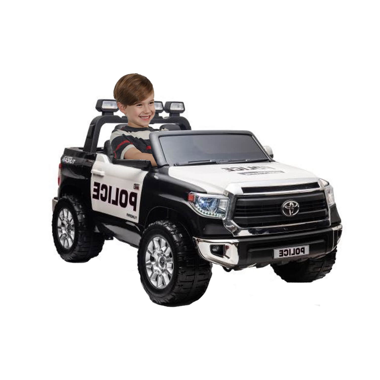 Licensed Toyota Tundra Police Electric Truck for Kids
