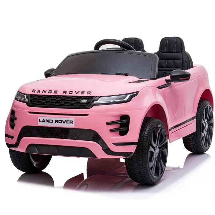 Megastar Ride on Licensed Land Rover Discovery Kids electric car 12V-pink