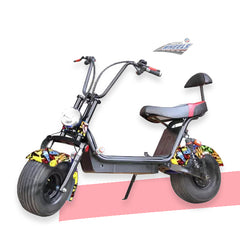 Medium Coco Harley Electric scooter with Fat tyre 