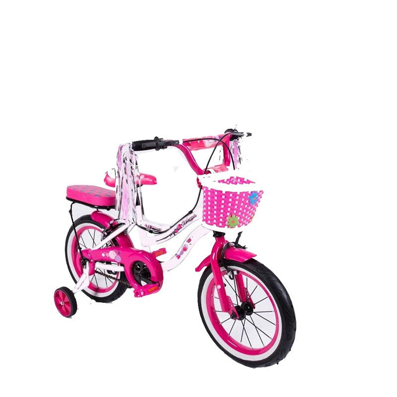 MEGAWHEELS Pretty Blossoms 20 inch and 14 inch Girls  BICYCLE WITH BASKET And back cushion ASSORTED - MGA STAR MARKETING 
