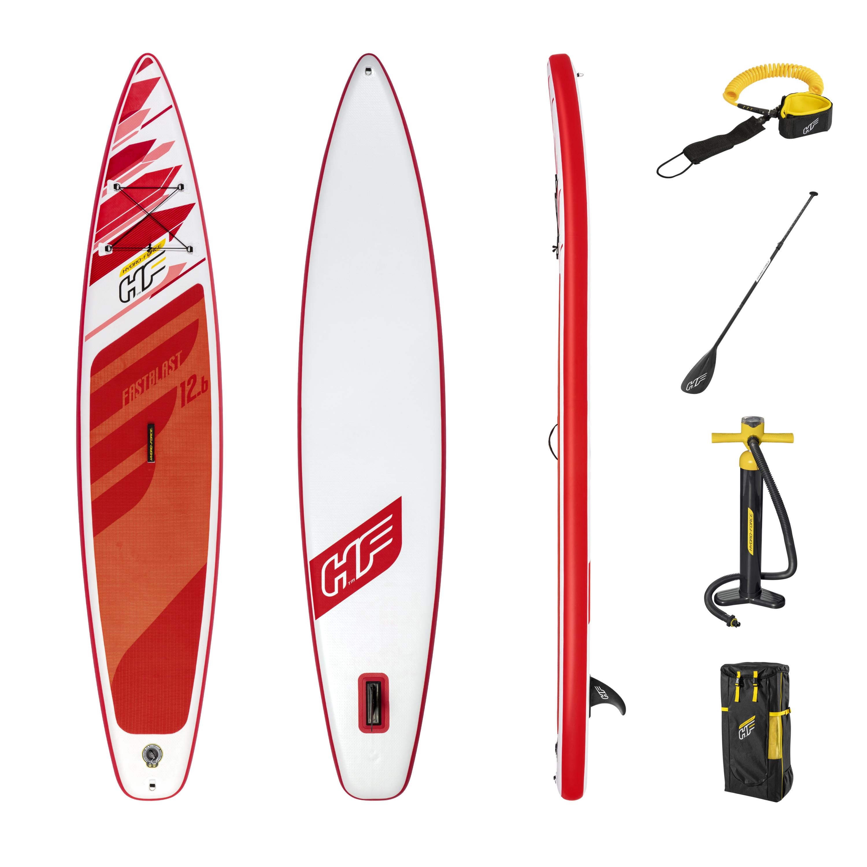 بست واي Hydro-Force Fastblast Tech Sup Paddle Board Set 3.81m x 76cm x 15cm