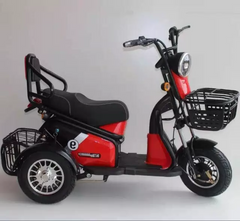 MEGAWHEELS Mobility 3 Wheels Electric Scooter With Basket left view