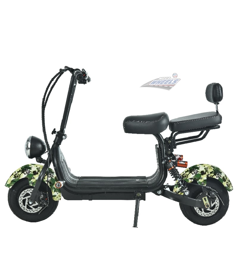 Mini Coco Harley Fat tyre Electric scooter with Removable Battery right view