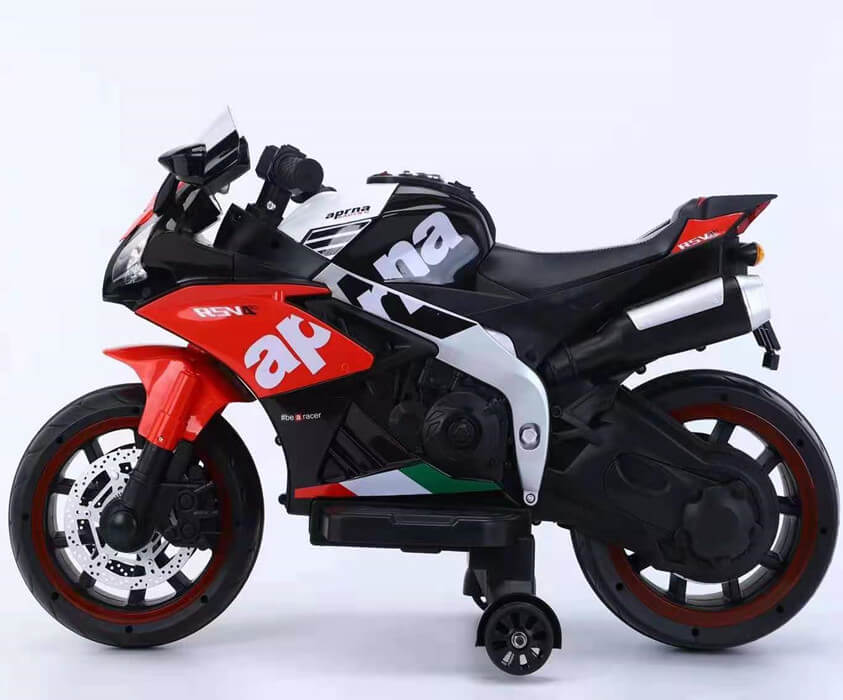 Red Ride on Rechargeable Trike Raf Grinder Speedy For Kids 12V Side