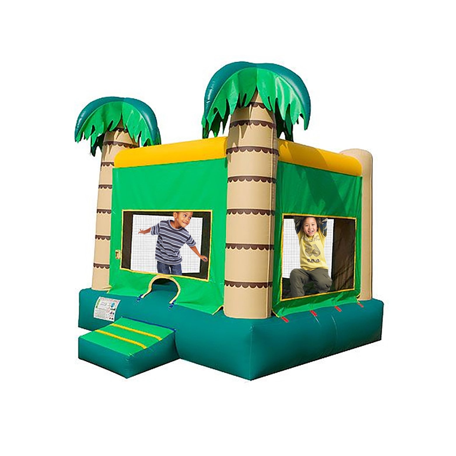 Raf Tropical Bounce Inflatable Bounce house with Air blower  -size 4 x 4 x 4 M