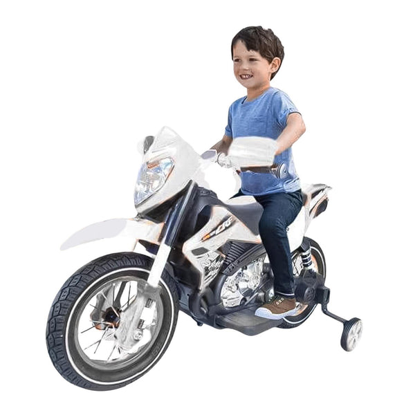 Kids ride discount on dirt bike