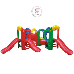 Tri Kids Slides With Fun Play Area