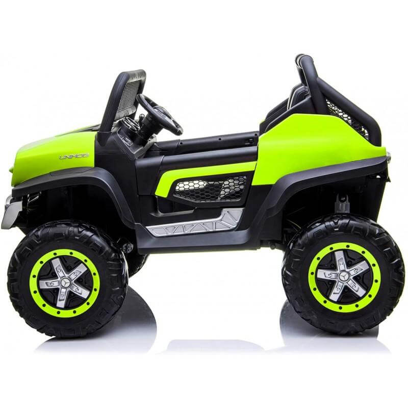 Green Licensed Electric Ride on Mercedes Raider Wagon Jeep for Kids 12V